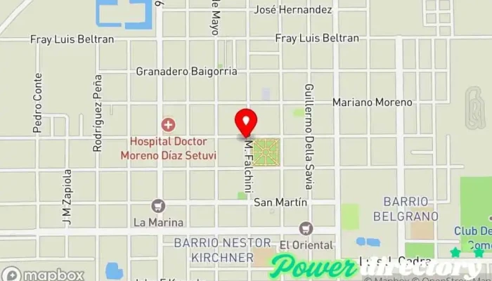 mapa de Nuevo Banco del Chaco S.A. Banco en Santa Sylvina
