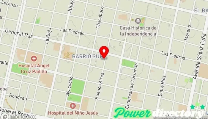 mapa de Nuova Medicina Privada Centro médico en San Miguel de Tucumán