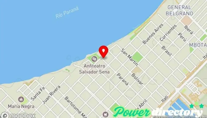 mapa de Odonto KINE Kinesiólogo en Ituzaingó