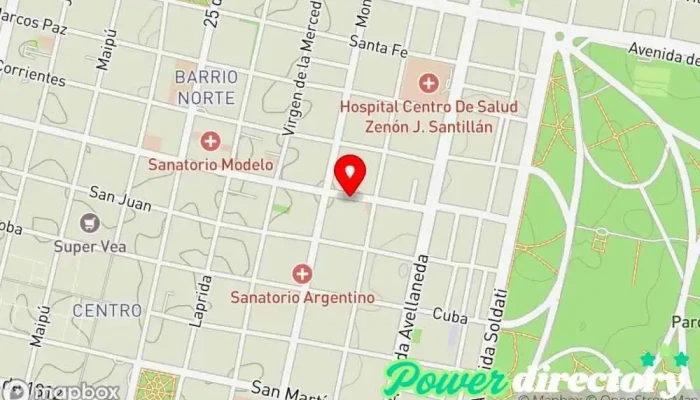 mapa de Pablo J Agu Clínica ambulatoria, Médico en San Miguel de Tucumán