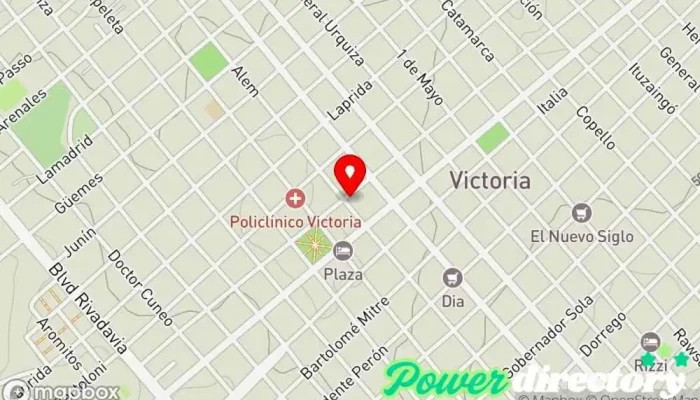 mapa de Palmares - Efectivo en el Acto  en Victoria