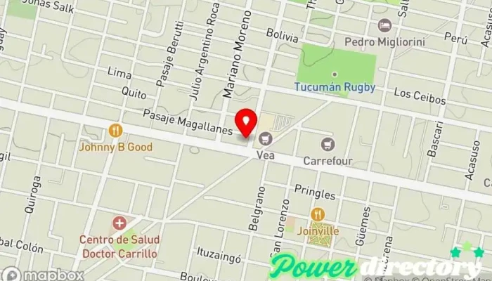 mapa de Pan y Compañía Panadería en Yerba Buena