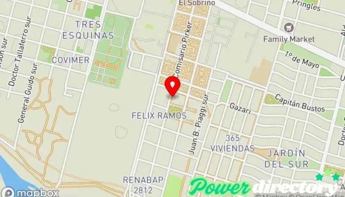mapa de Panadería Algo Dulce Hecho en Casa Panadería en Villa Mercedes