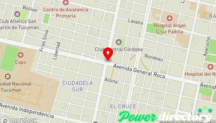 mapa de Panadería Amasa Panadería en San Miguel de Tucumán