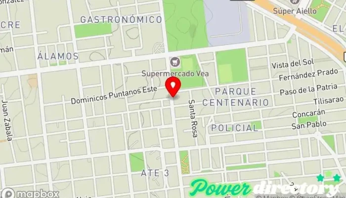 mapa de Panaderia Andrea Cafetería en San Luis