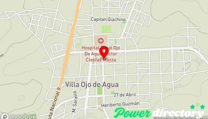 mapa de Panadería Arce Panadería en Villa Ojo de Agua