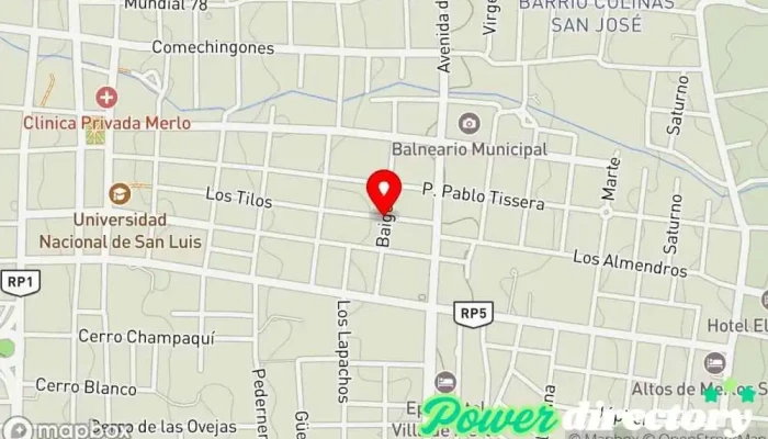 mapa de Panaderia Artesanal Garage Panadería en Merlo