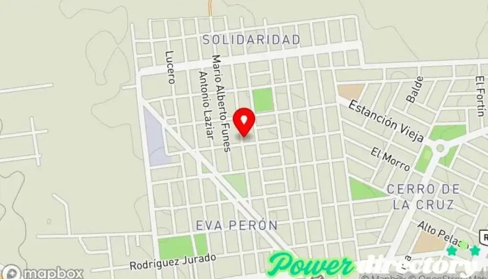 mapa de Panadería artesanal la familia Panadería en San Luis