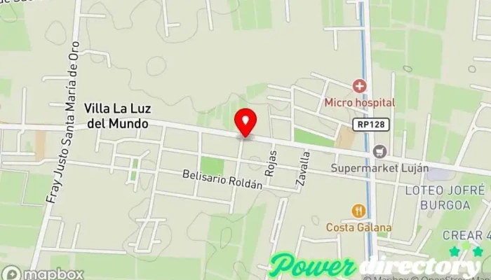 mapa de Panadería Balcarce Tradicional Confitería Frutería en Santa Lucía