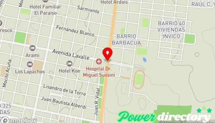 mapa de Panadería belgrano Panadería en Gdor. Virasoro