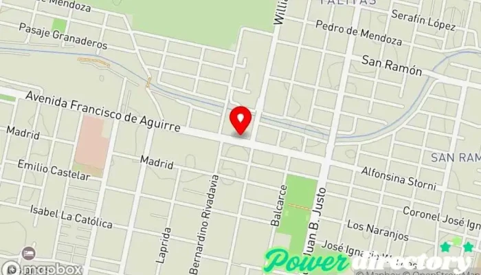 mapa de Panaderia Bernardita Pasteleria Panadería en San Miguel de Tucumán