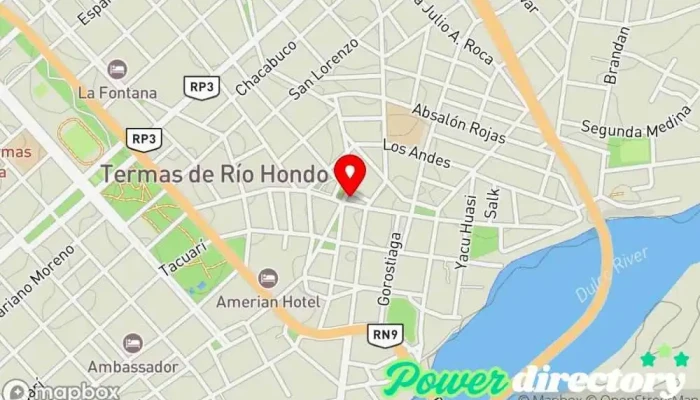 mapa de Panaderia Buen Gusto Panadería en Termas de Río Hondo