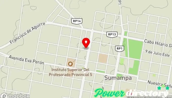 mapa de Panaderia & Cafetería 
