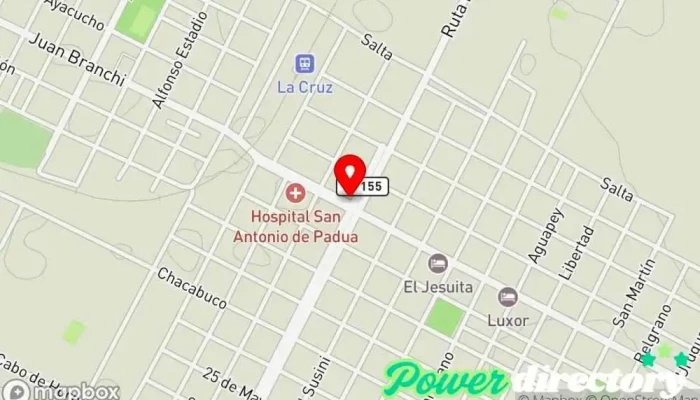mapa de Panadería 