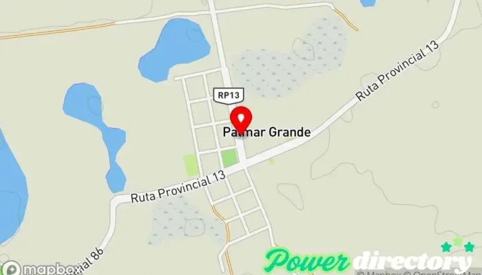 mapa de Panadería Che Pan Porá Panadería en Palmar Grande