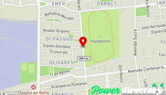 mapa de Panadería croissant Panadería en San Luis