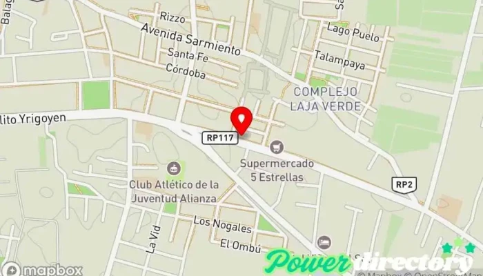 mapa de Panadería Dany Panadería en Santa Lucía