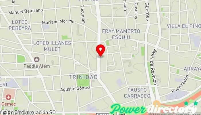 mapa de Panadería de calidad - Víctor Dufay Panadería en San Juan