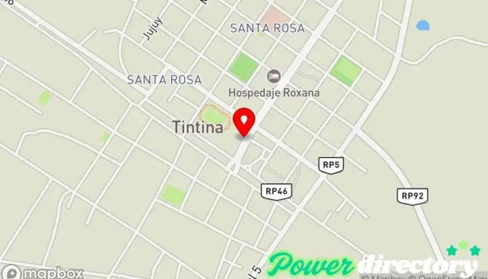 mapa de Panaderia Del Paseo Panadería en Tintina