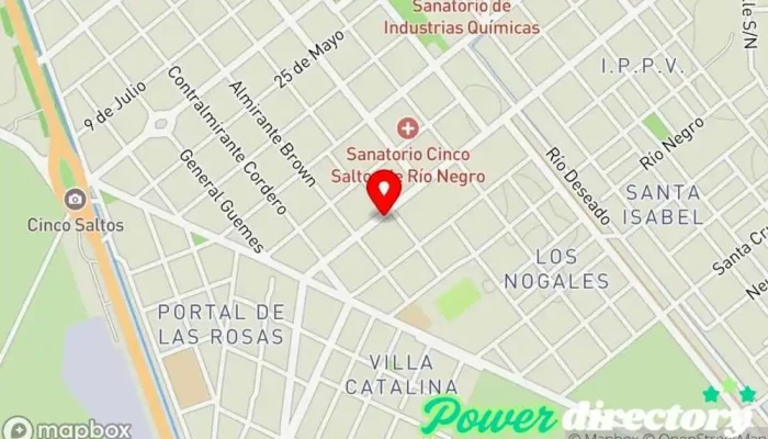 mapa de Panaderia Don Alejandro Panadería en Cinco Saltos