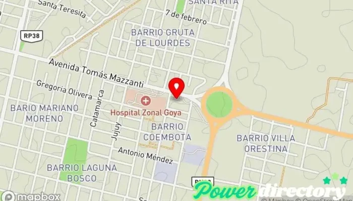 mapa de Panadería Don Miguel Panadería en Goya
