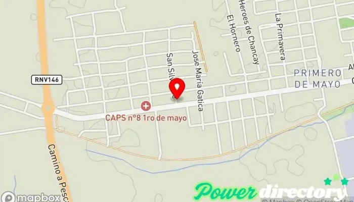 mapa de Panaderia dulce sabor Panadería en San Luis
