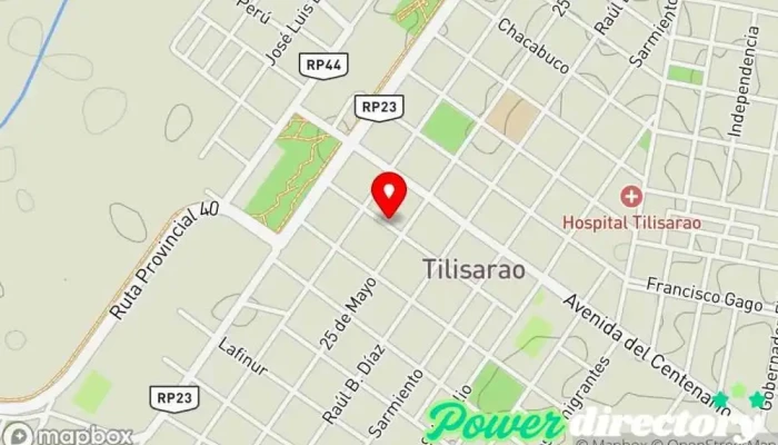 mapa de Panadería El Molino Panadería en Tilisarao