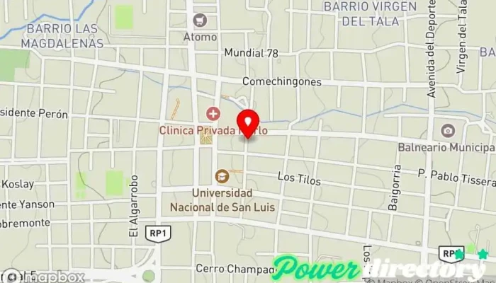 mapa de Panadería El Viejo Artesano Panadería en Merlo
