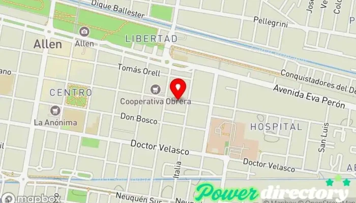 mapa de Panaderia Espiga de Oro Panadería en Allen
