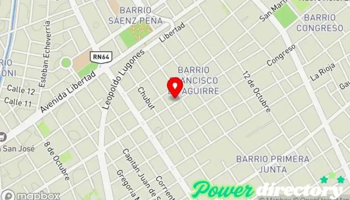mapa de Panadería Grisino Panadería, Pastelería en Santiago del Estero