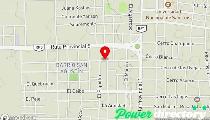 mapa de Panaderia La Auténtica Panadería en Merlo