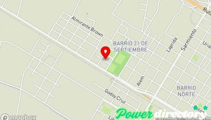 mapa de Panaderia La Gran Espiga Panadería en Fernández