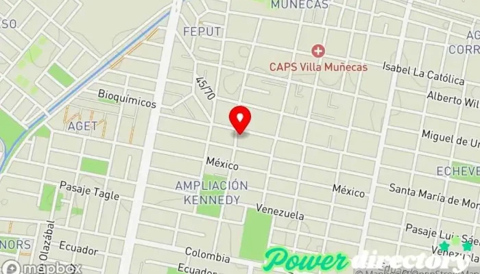 mapa de Panadería La Norteña Panadería en San Miguel de Tucumán