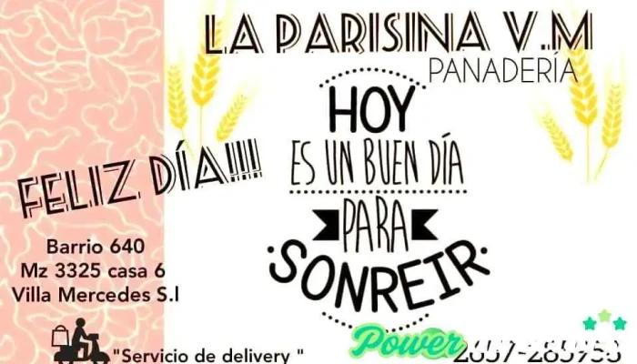 Panaderia La Parisina Vm Carta - Villa Mercedes