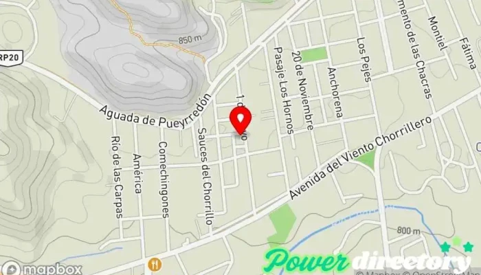 mapa de PANADERÍA LOS TRES CHIFLADOS Panadería en Juana Koslay