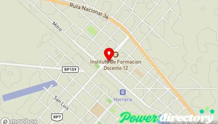 mapa de Panaderia luz Panadería en Herrera