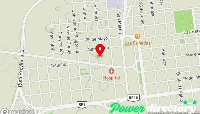 mapa de PANADERIA MALATINI Panadería en La Toma