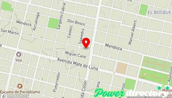 mapa de Panadería Panadería, Pastelería en San Miguel de Tucumán