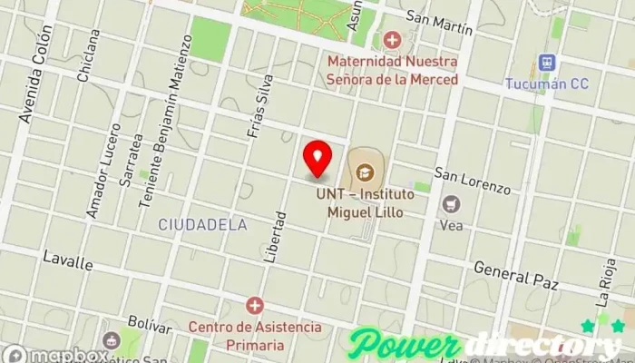 mapa de Panaderia María jose Panadería en San Miguel de Tucumán