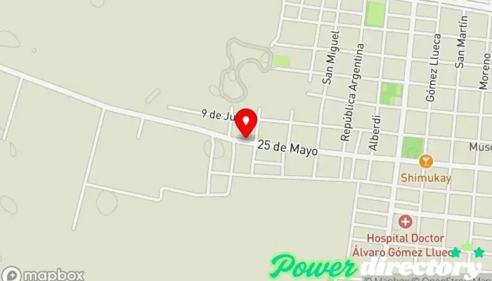 mapa de Panadería miquichu Panadería en Simoca