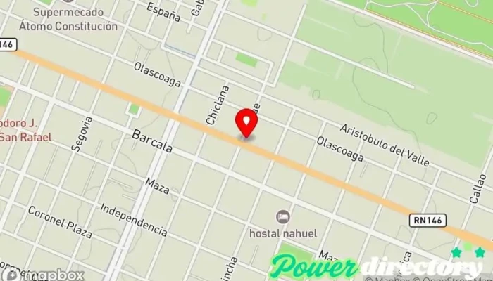 mapa de Panaderia Mon Ciel Panadería en San Rafael