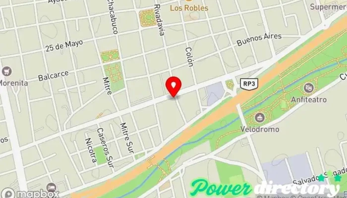 mapa de Panadería, Pastas y Cafe Bossio Panadería, Cafetería en San Luis