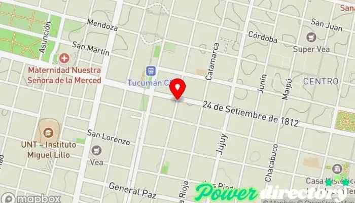 mapa de Panaderia P&D Panadería en San Miguel de Tucumán