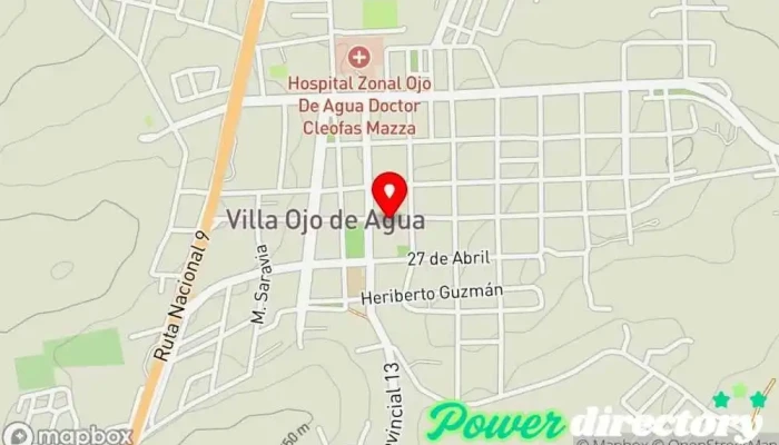 mapa de Panadería Providencia Panadería en Villa Ojo de Agua