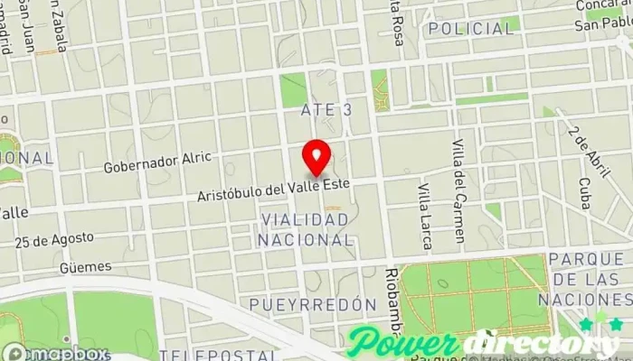 mapa de Panadería Puntana Panadería en San Luis