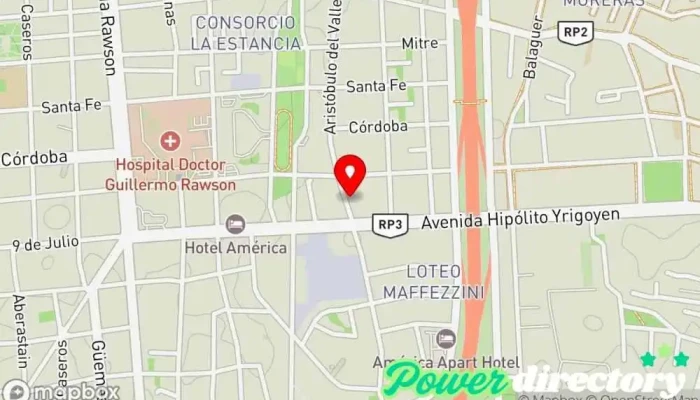 mapa de Panadería Sagrada Familia Panadería en Santa Lucía