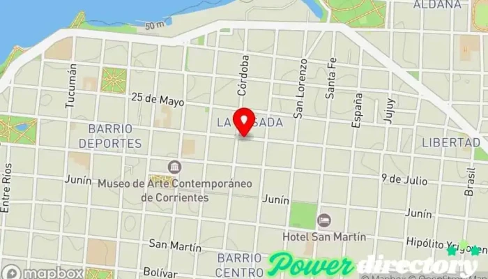 mapa de Panadería San Benito Panadería en Corrientes