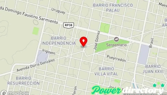 mapa de Panadería San Cayetano Panadería en Goya