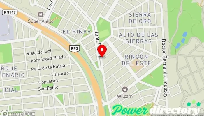 mapa de Panaderia San Jorge Panadería en San Luis