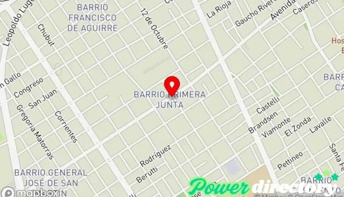 mapa de Panadería Suares Panadería en Santiago del Estero